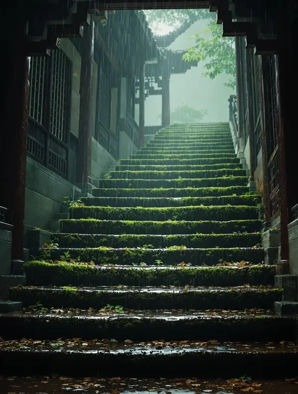 凤归朝 - 漫剧网在线看 古装短剧《凤归朝》封面,身着墨绿华服的公主
